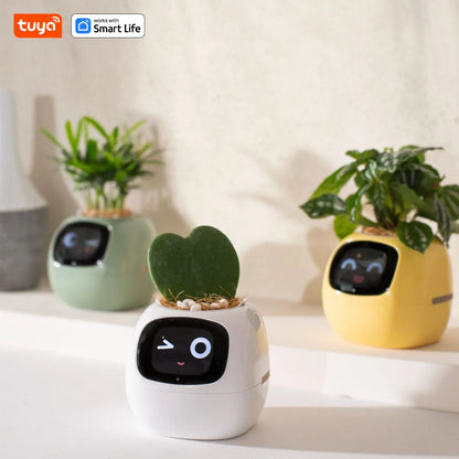Ivy Smart Planter: Fun Over 49 Rich Expressions And AI Chips Make Raising Plants Easy