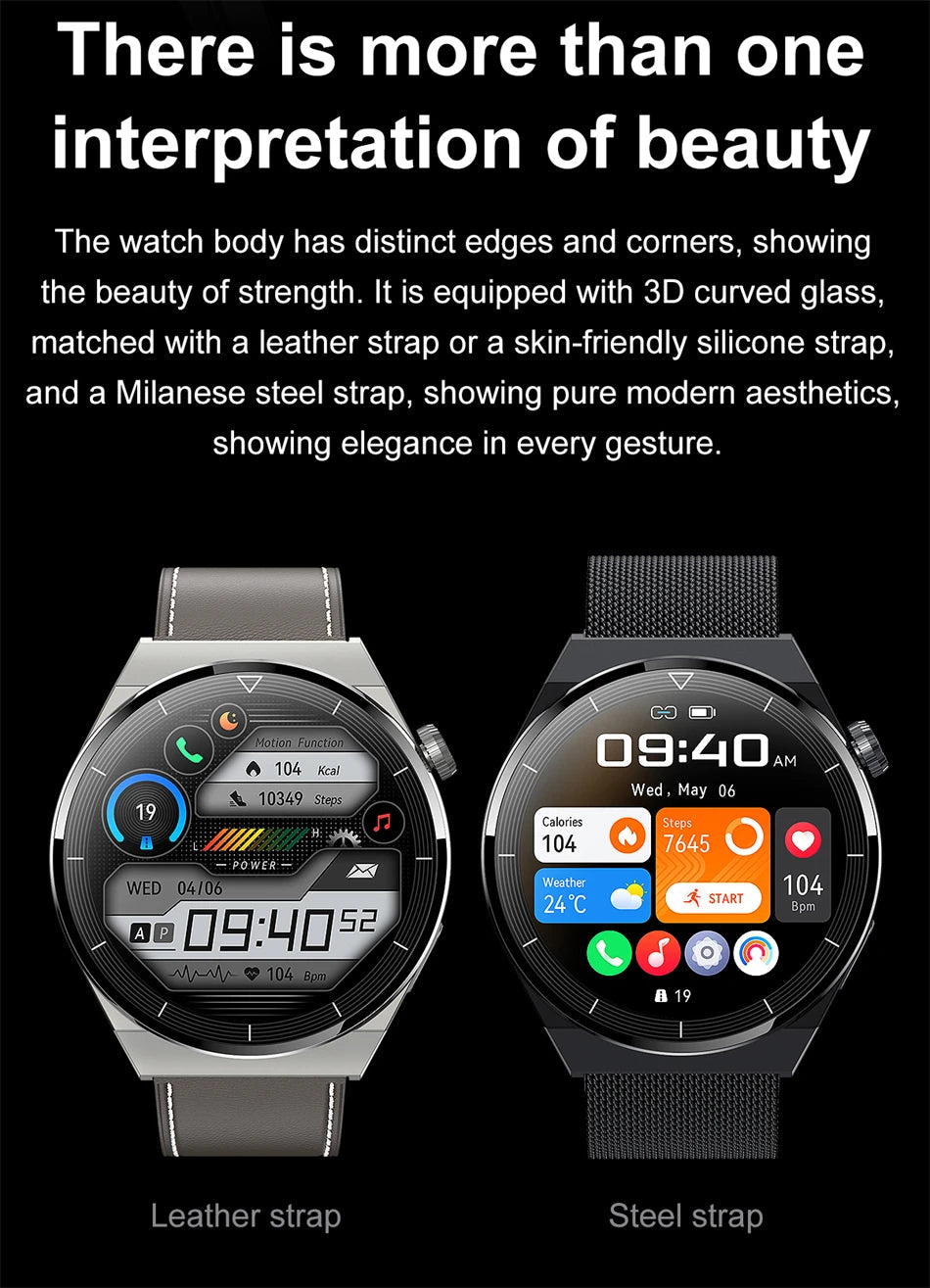 Great Smartwatch 4 Pro With Bluetooth Phone Call and GPS