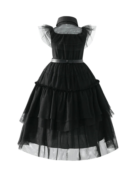 Wednesday Addams Costume For Kids
