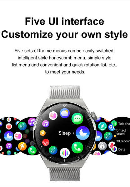 Great Smartwatch 4 Pro With Bluetooth Phone Call and GPS