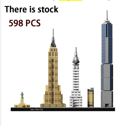 Fantastic Building Blocks Architecture Of Paris, Dubai, London, Sydney, Chicago And Shanghai