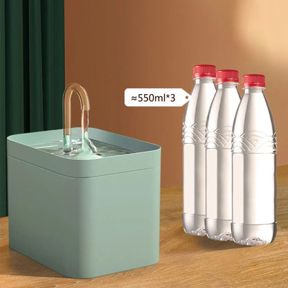 Ultra-Quiet Cat Water Fountain Filter Dispenser