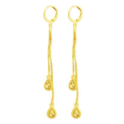 Gold Color Long Earrings for Women