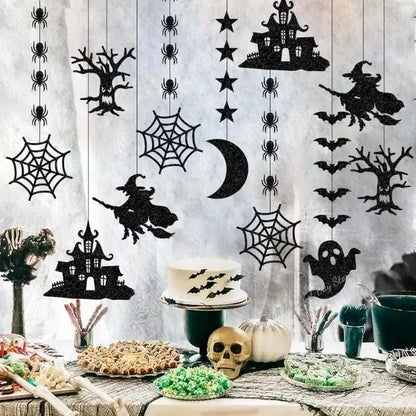 Halloween Decoration Hanging Banner (6 pcs) - A Trust Market