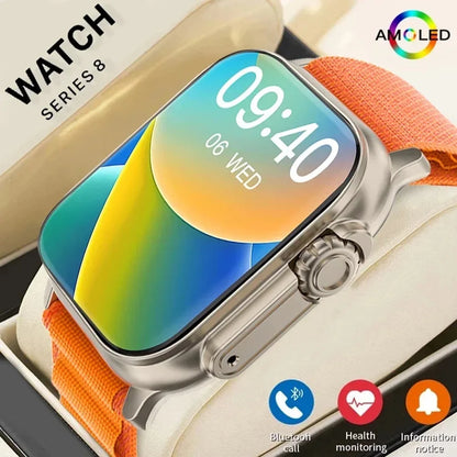Exquisite Design Ultra Smartwatch With Bluetooth And Heart Rate Monitor (SALE 🚨)