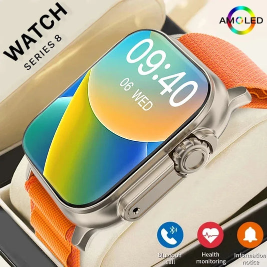 Exquisite Design Ultra Smartwatch With Bluetooth And Heart Rate Monitor (SALE 🚨)