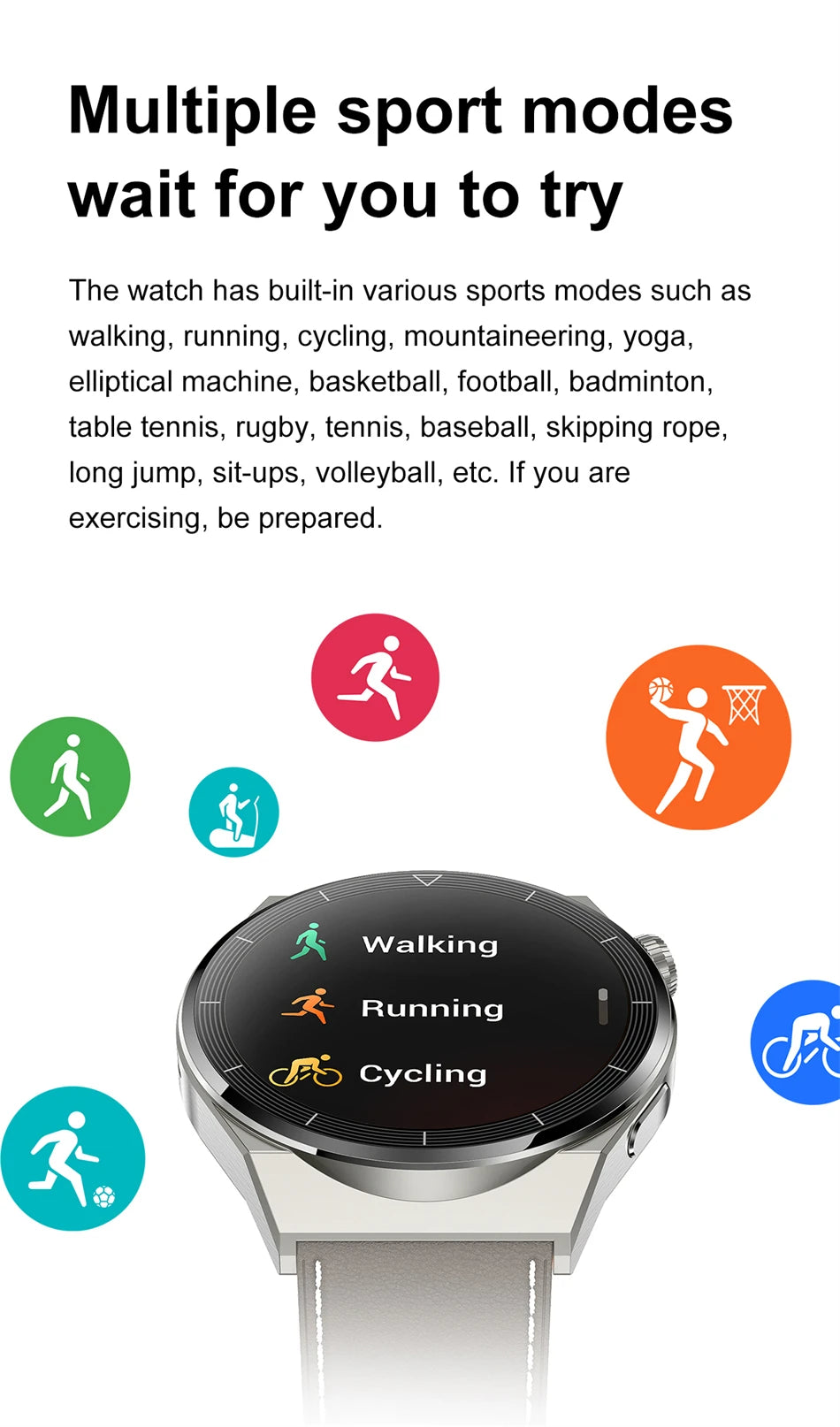 Great Smartwatch 4 Pro With Bluetooth Phone Call and GPS