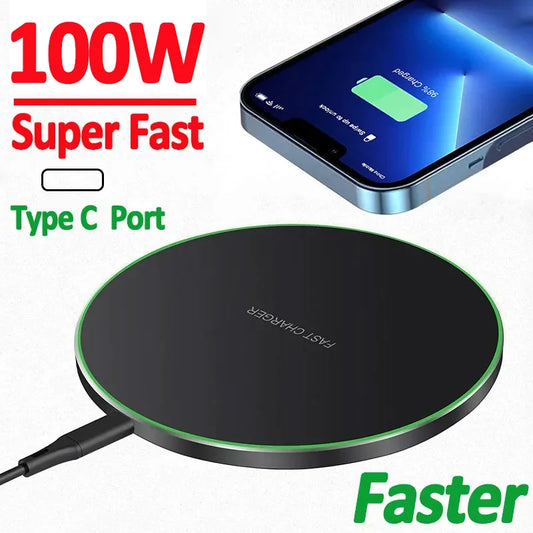 100W Wireless Charger For iPhone, Samsung, Xiaomi And Huawei ( SALE 🚨)