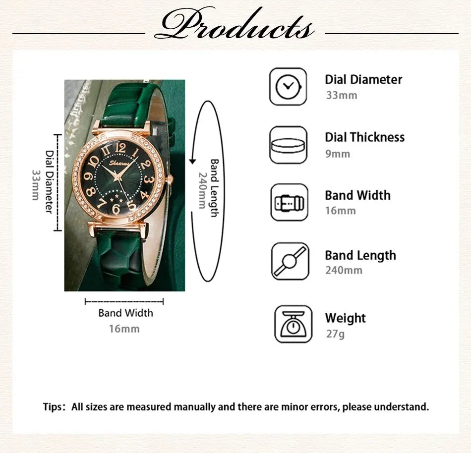 Wonderful Luxury Watch Set For Ladies (Sale 🚨)