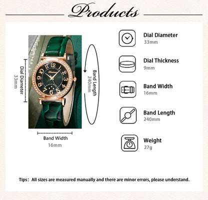 Wonderful Luxury Watch Set For Ladies (Sale 🚨)