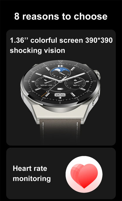Great Smartwatch 4 Pro With Bluetooth Phone Call and GPS