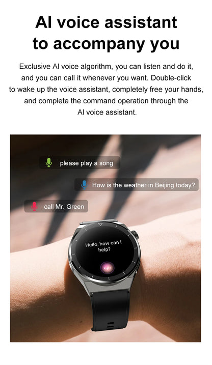 Great Smartwatch 4 Pro With Bluetooth Phone Call and GPS