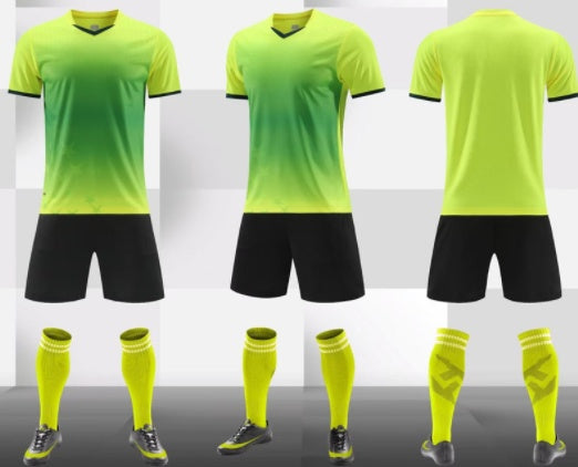 Gradient Short Sleeve Soccer/Football Jersey