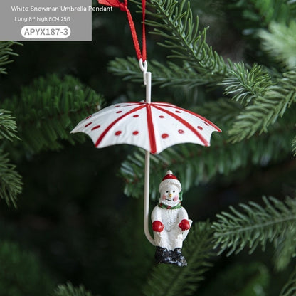 Nordic Christmas Tree Hangings Balloon And Parachute Pendant