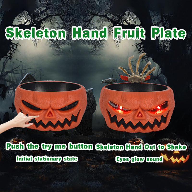 Halloween Candy Bowl With Motion Activated For Trick-or-Treaters Party - A Trust Market