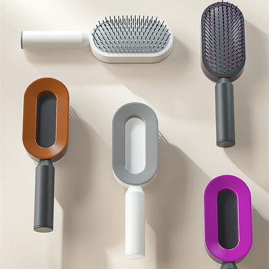 Fantastic One-Key Cleaning Hair Brush With Anti-Static