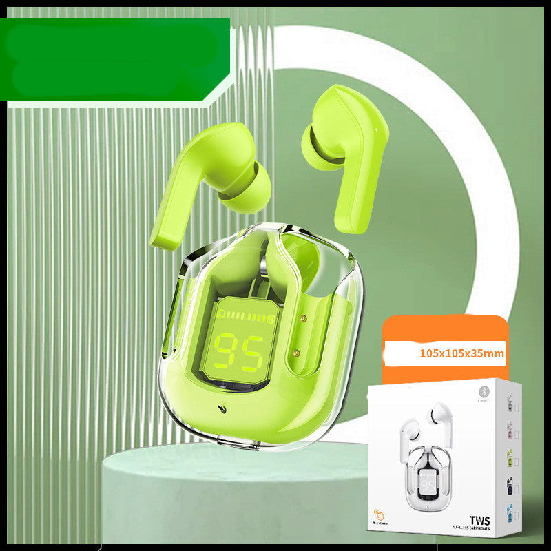 New Mini Transparent Wireless Bluetooth Headset With Digital Display