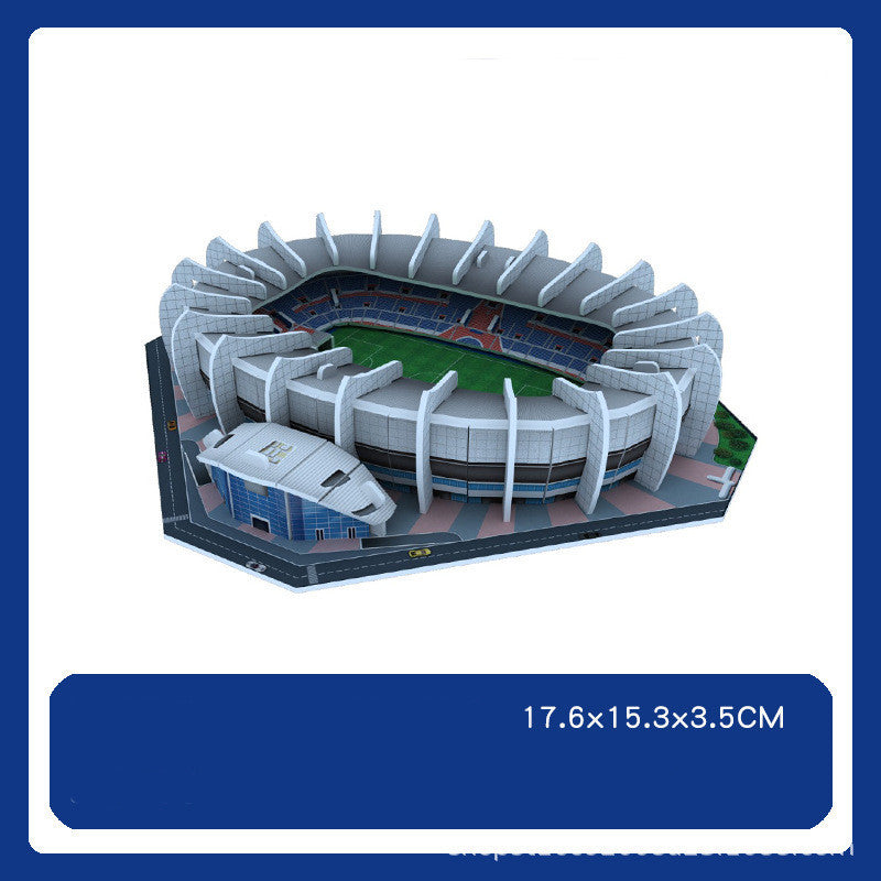 Fantastic 3D Puzzle Soccer/Football Field Model