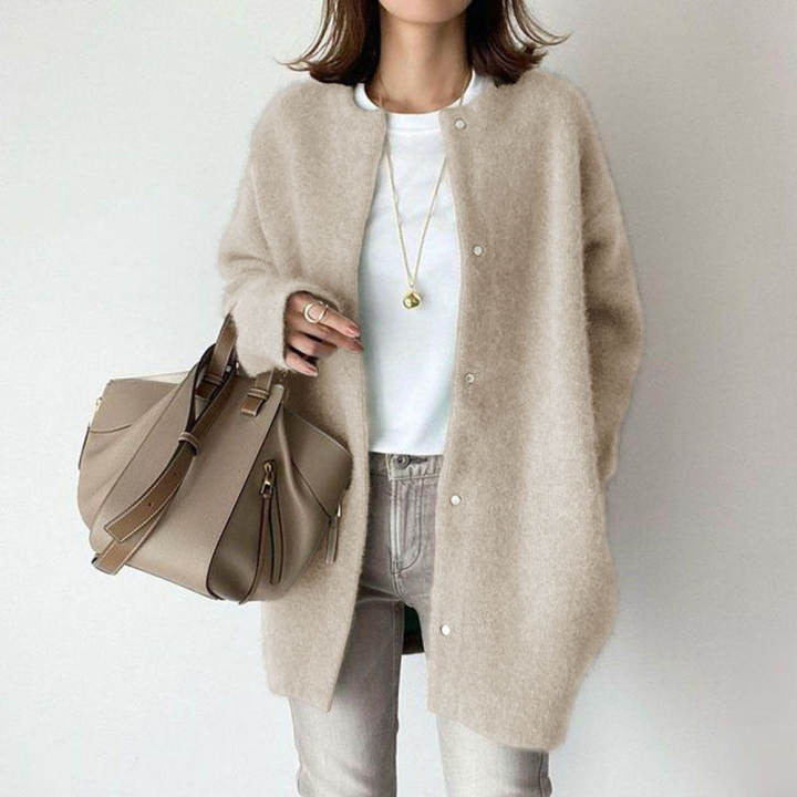 Fantastic Round Neck Jacket for Autumn And Winter