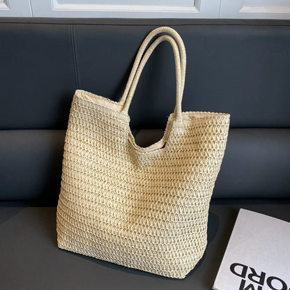 Fashion Large Capacity Straw Bag - A Trust Market