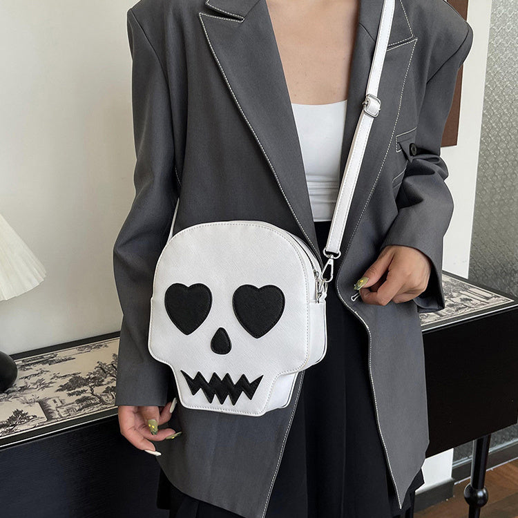 Cute Halloween Skull Cross Body Bag With Love Eyes - A Trust Market
