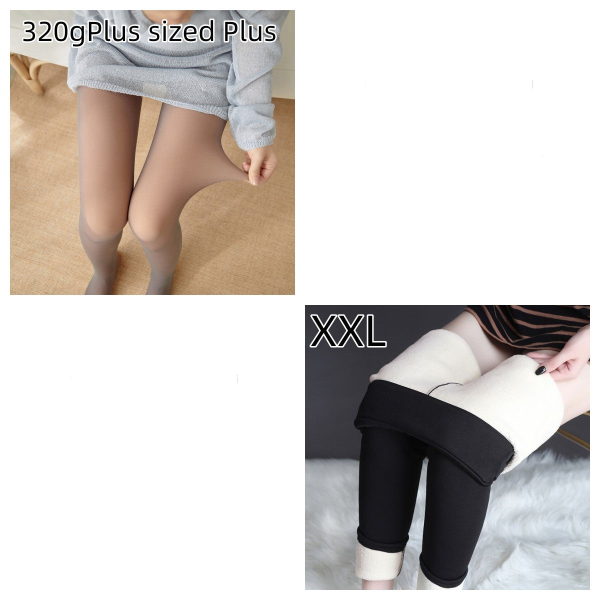 Wonderful Fleece-lined Thickened Sheer Tights Leggings