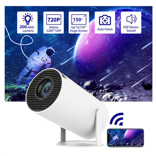 Portable Video Projector For Home With 180º Projection Angle