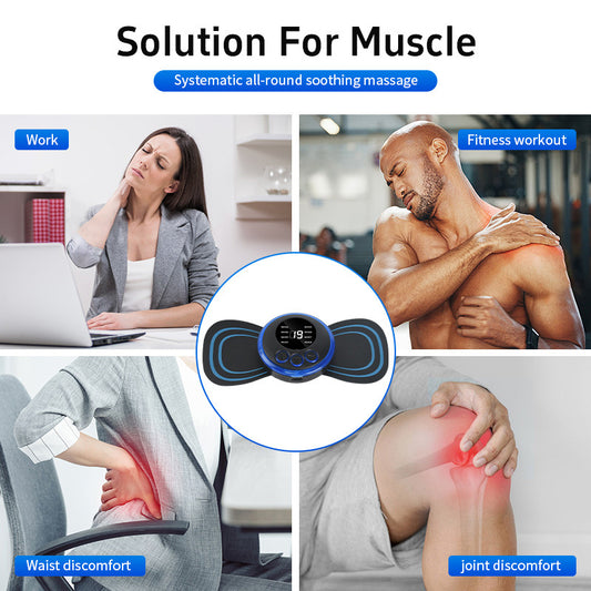 Mini Massage Patch For Cervical and Shoulder With 8 Modes 💆🏻‍♂️