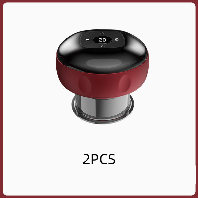 Electric Vacuum Cupping Massage Body. Cups For Anti-Cellulite Therapy And Body Massager
