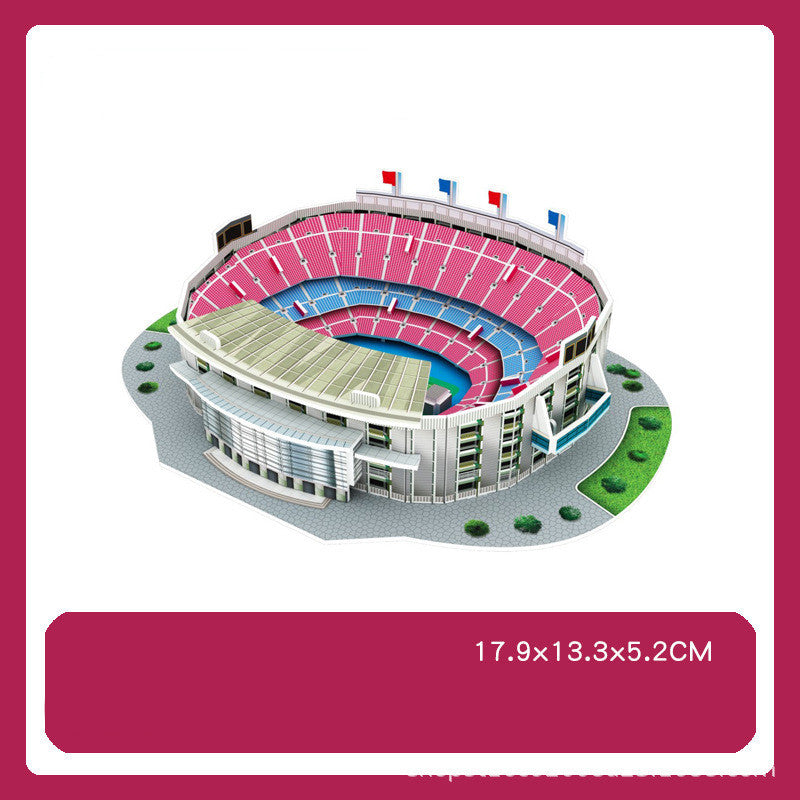 Fantastic 3D Puzzle Soccer/Football Field Model