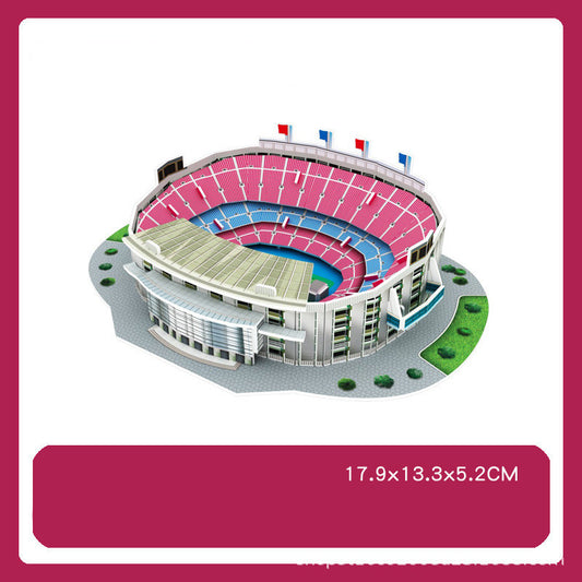 Fantastic 3D Puzzle Soccer/Football Field Model