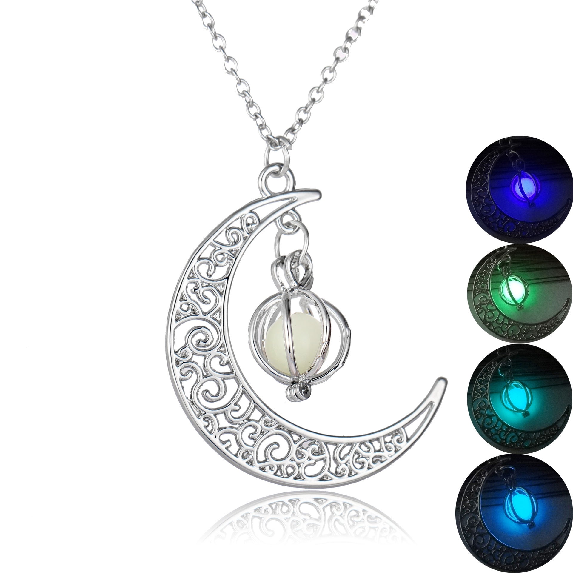 Fabulous Moon or Turtle Luminous Necklace - A Trust Market