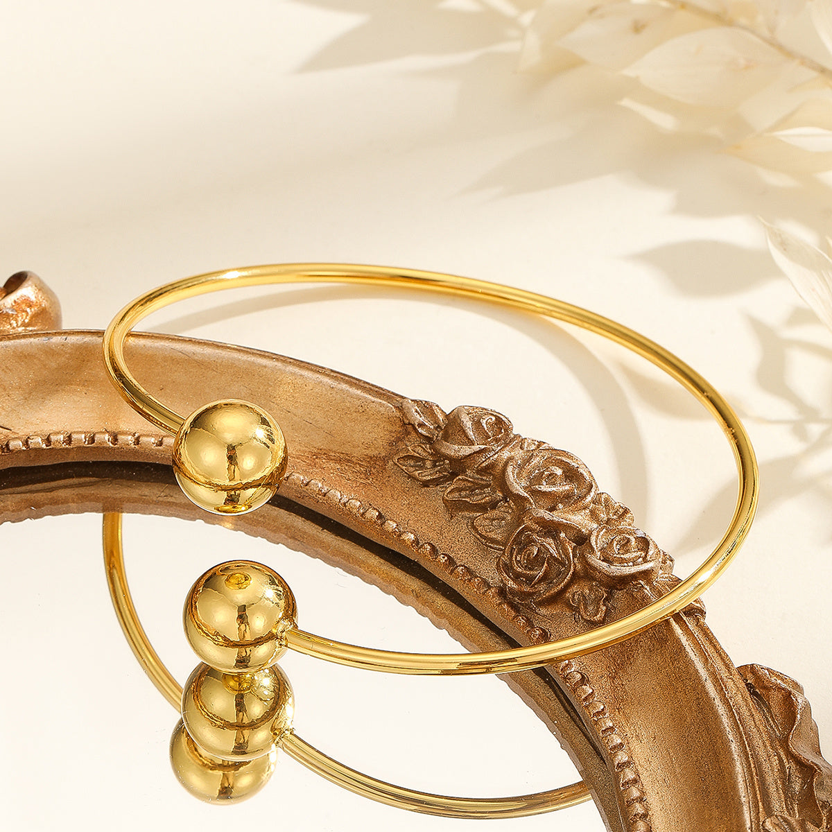 Copper Gold Plated Bracelet, With A Simple Temperament For Women. 💎