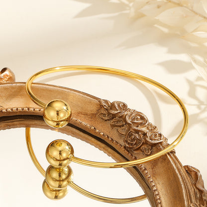 Copper Gold Plated Bracelet, With A Simple Temperament For Women. 💎