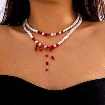 Fashion Gothic Pearl Necklace