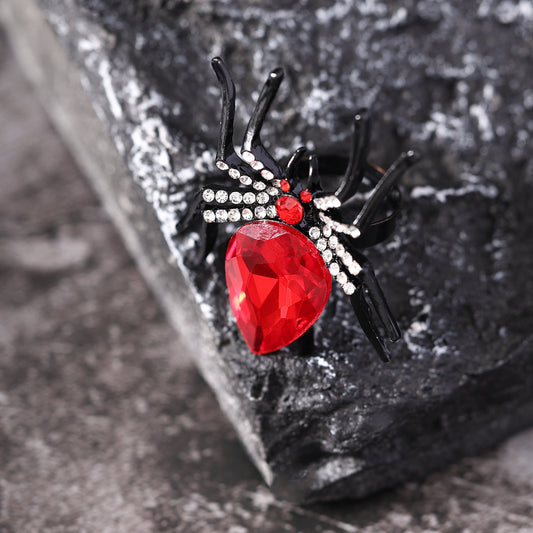 Spider Ring With Rhinestone - A Trust Market