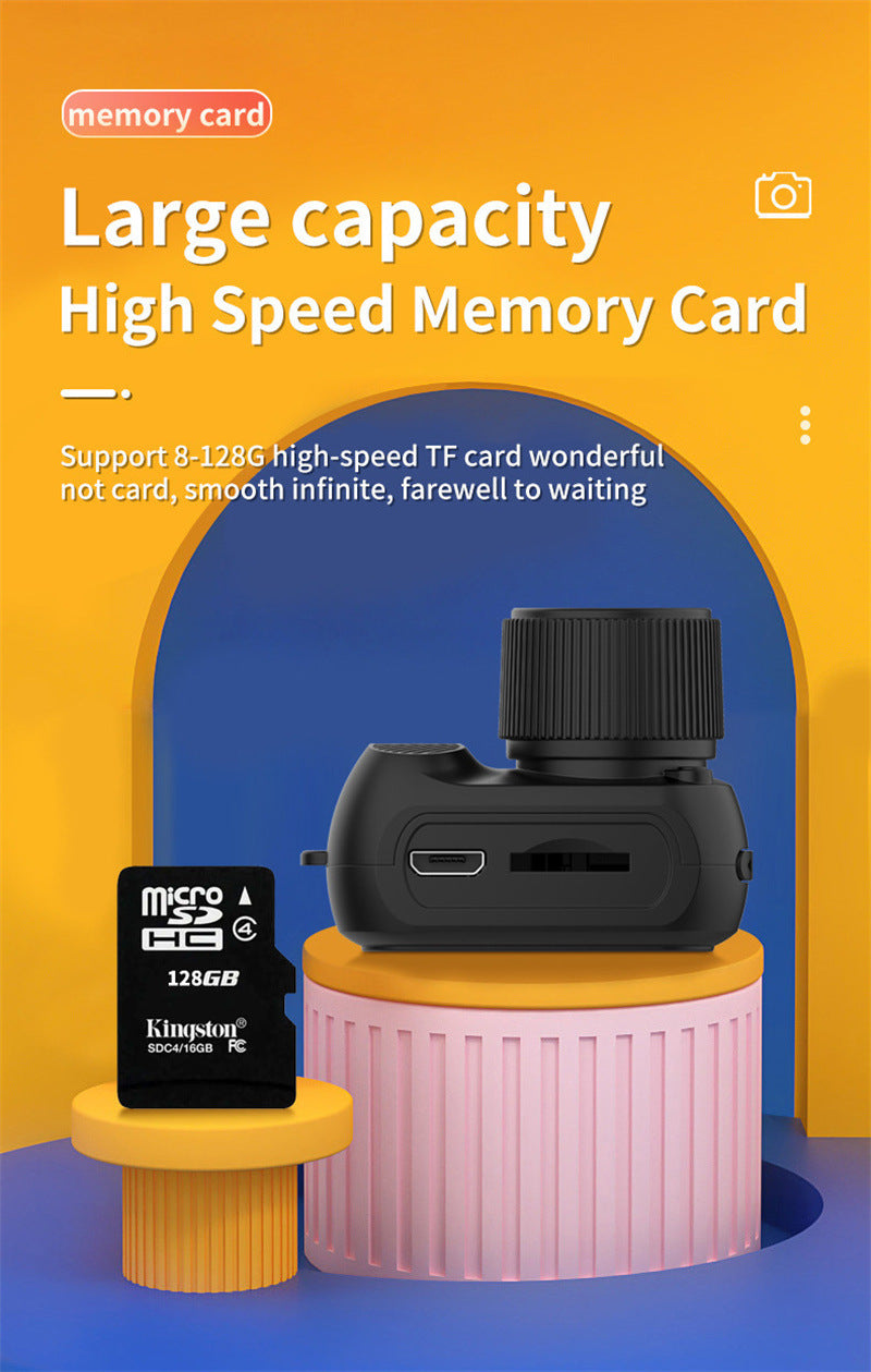 Cute Mini 1080p HD Camera With Screen