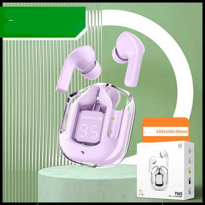 New Mini Transparent Wireless Bluetooth Headset With Digital Display