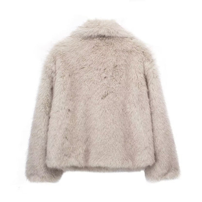 Fashion Winter Plush Coat For Women