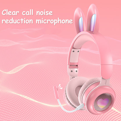 Very Cute Rabbit Ear Wireless Headphones
