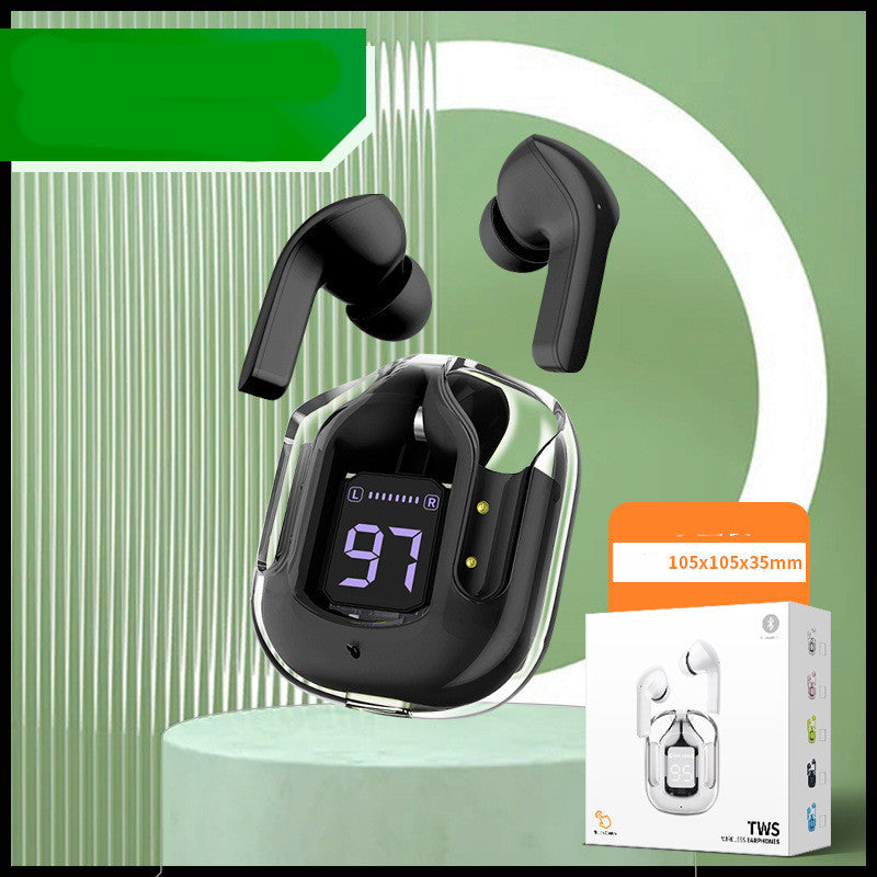 New Mini Transparent Wireless Bluetooth Headset With Digital Display
