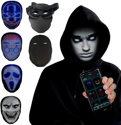 Fantastic Face Mask Full Color LED - A Trust Market