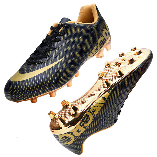 Great Football / Soccer Long Nail Shoes For Natural Grass and Turf