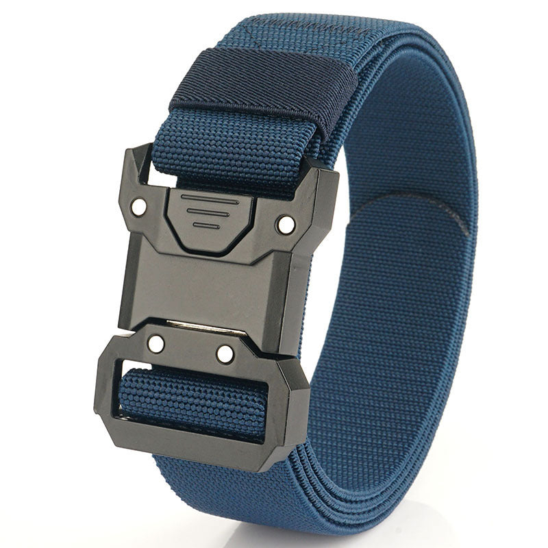 New Quick Release Buckle Braided Elastic Belt - A Trust Market