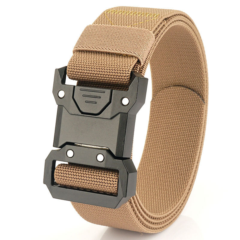 New Quick Release Buckle Braided Elastic Belt - A Trust Market