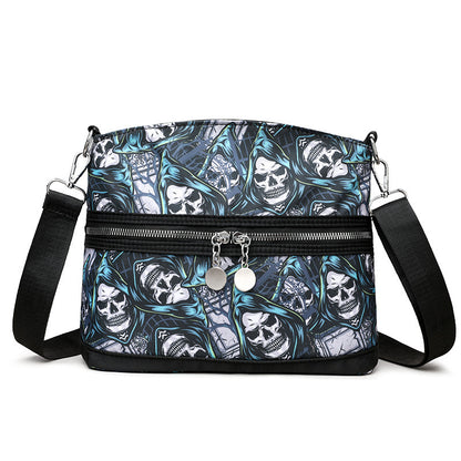 Halloween Skull Print Shoulder Bags - A Trust Market