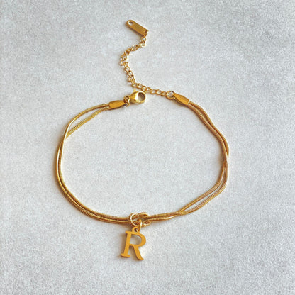 Wonderful A-Z Love Knot Bracelets For Couple