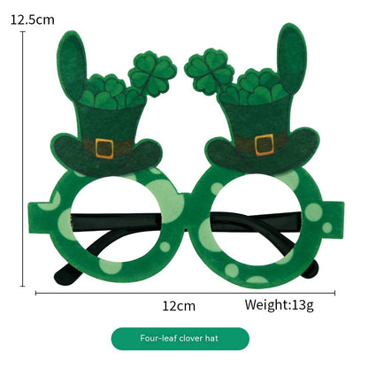 St. Patrick's Day. Irish Clover Glasses 👓☘️