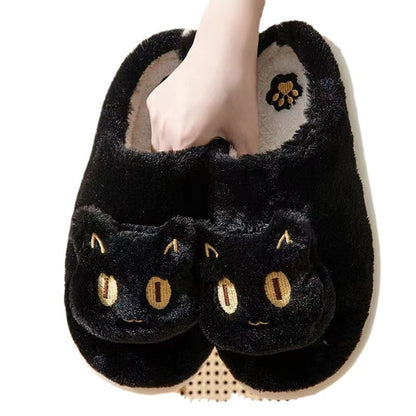 Cute Cotton Cat Slippers - A Trust Market