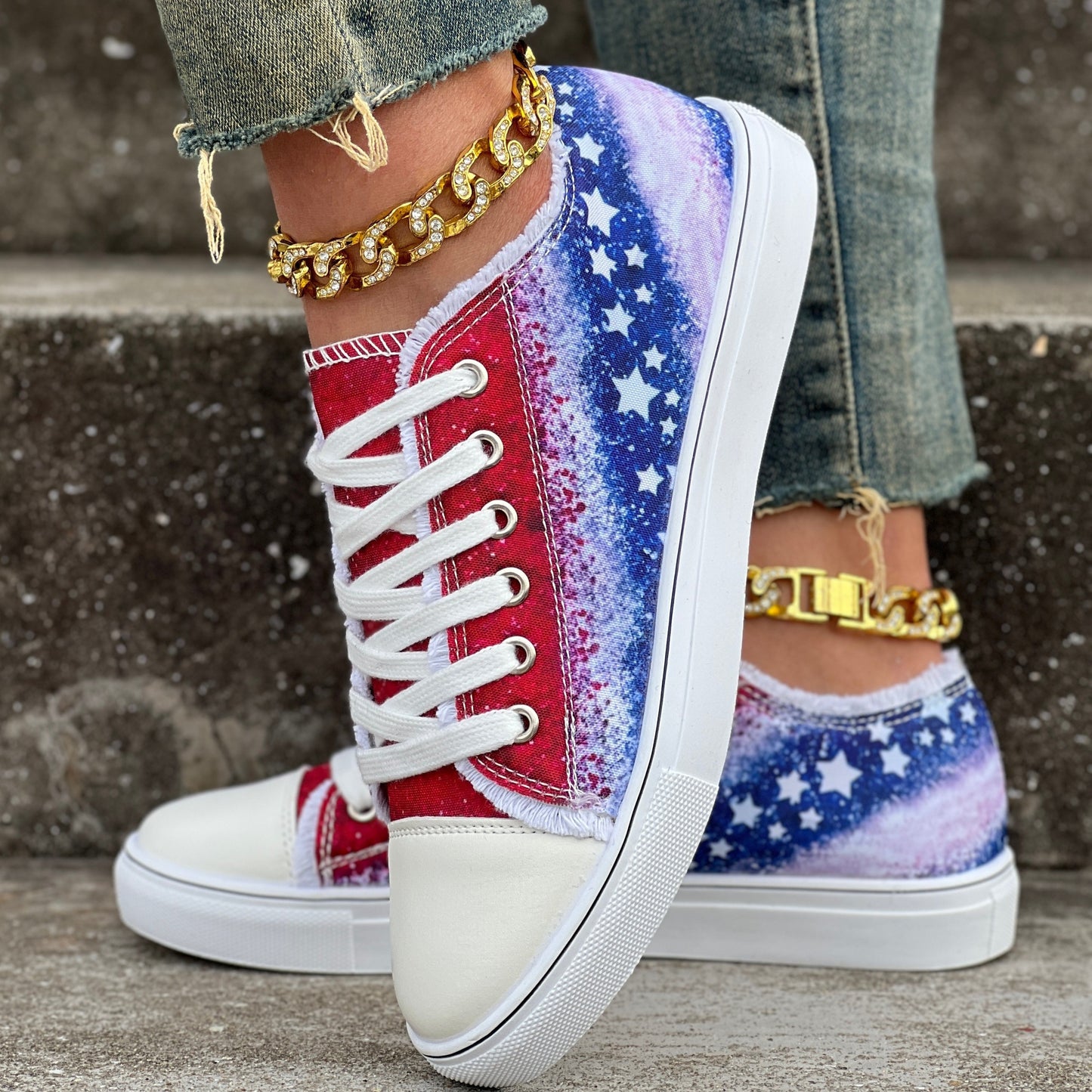 Wonderful Star Pattern Canvas Shoes 👟
